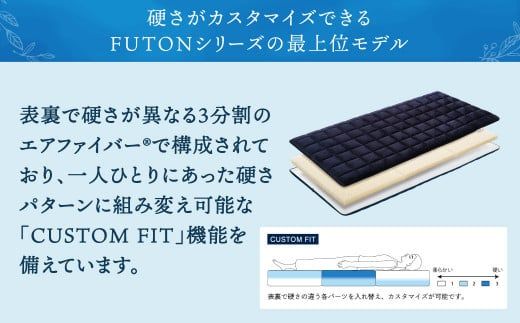 エアウィーヴ 四季布団 和匠・二重奏 シングル <FUTONシリーズ 最上位モデル>