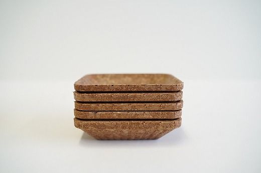 食べる器【e-tray/イートレイ】角皿小タイプ 15枚入(プレーン味) H068-043