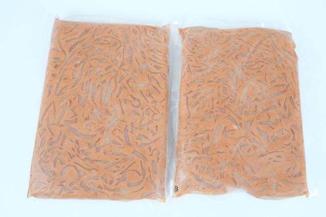 いか塩辛 白造り 2kg(1kg×2p) 冷凍 [小野万 宮城県 気仙沼市 20564657] いか イカ 塩辛 イカ塩辛 おつまみ 珍味