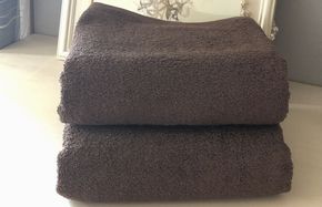 099H3654 90×200超大判バスタオル２枚セット（ダークブラウン）泉州タオル【泉州タオル 国産 吸水 普段使い 無地 シンプル 日用品 家族 ファミリー】