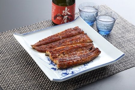 【定期便・冷蔵配達】明治37年創業「本多」国産鰻蒲焼2尾（150g以上×2）・うなぎおつまみ付(B-9.2)