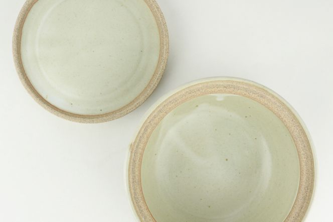 AT001　益子焼　大塚雅淑　掛合蓋物