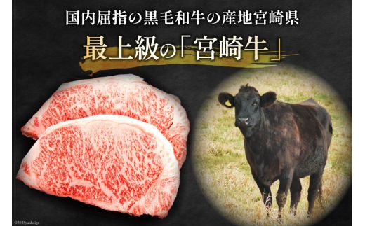 牛肉 宮崎牛 ロースステーキ 500g & モモステーキ 400g 計900g [ミヤチク 宮崎県 日向市 452060612] 肉 ステーキ ロース モモ 赤身 冷凍