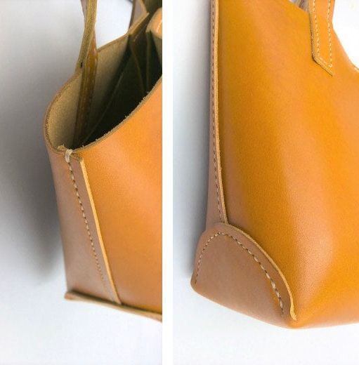 本革製ランチトートバッグ（カラー：レッド） HAQ005-RD