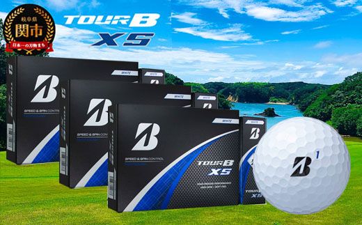 [2024年モデル]TOUR B XS ホワイト 3ダース 〜ゴルフボール ブリヂストン ツアービー まとめ買い 大量〜