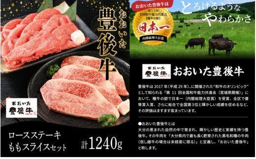 豊後牛/ロースステーキ・ももスライスセット_1674R