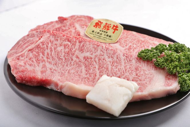 氷温(R)熟成　飛騨牛Ａ５等級ロース肉ステーキ 計約1.8kg 超高速凍結 [No.539]