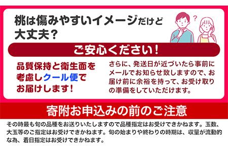 先行予約 桃 もも 和歌山県産 約2kg 《2024年6月中旬-8月中旬頃出荷》 紀の里の桃 送料無料 6～8玉入り 旬の桃を厳選 あかつき モモ 果物 フルーツ お取り寄せ あかつき 予約 和歌山 白鳳 日川白鳳 八旗白鳳 清水白桃 川中島白桃 つきあかり---wfn_cwlocal37_q68_23_12000_2kg---