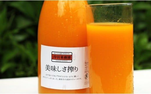 無添加生搾り!果汁100％濃厚みかんジュース 720ml×4本_1026R