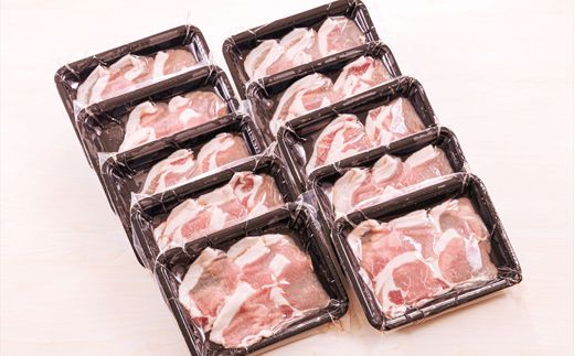 121-1262-144-001　豚肉 ロース 切り落とし 100g×10パック 計1kg  国産（北海道産） 豚ロース 小分けが嬉しい！