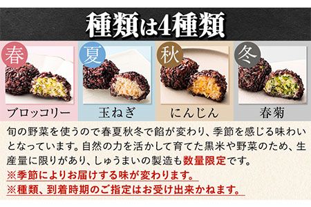 黒米しゅうまい 1個40ｇ×5個入 かたやま農園 《30日以内に出荷予定(土日祝除く)》 和歌山県 紀の川市---iwsk_fkat1_30d_23_9000_200g---