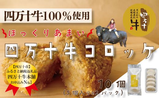 四万十牛100%!コロッケ 10個入り(5個×2パック)