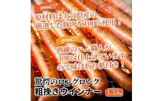 驚愕のロングロング粗挽きウインナー1.53kg_1194R