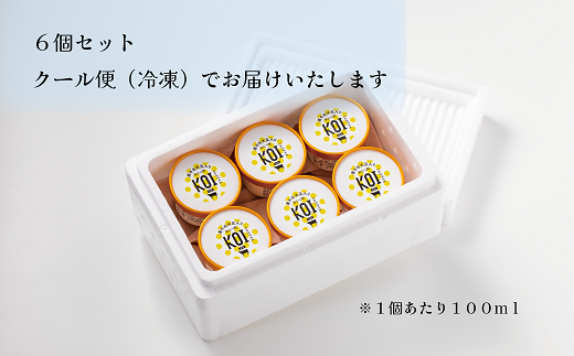 ＜黒千石アイスKOI　6個＞豆感がすごい！アイスクリーム 6個セット 大豆 濃厚 ミルク イソフラボン ご褒美に ギフト 贅沢 ごちそう アイス 黒千石大豆 甘露煮 カップ 濃い 豆