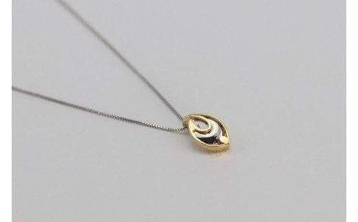 K18/Pt900 ダイヤ 1個石 メレーダイヤ 6個のペンダント Islauth11 [Islauth 山梨県 韮崎市 20743431] アクセサリー ネックレス ジュエリー ダイヤ シンプル おしゃれ プレゼント ギフト 贈りもの 贈答