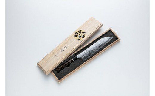 TBS「ララLIFE」で紹介されました(R5.5) H60-03 特製切付包丁 瑞雲 三徳 180mm 　【最長8か月を目安に配送】