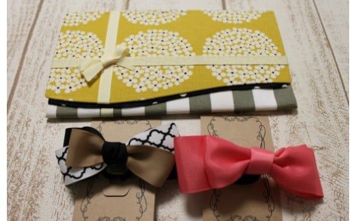 【ハンドメイド作家作品】 ふくさ & ヘアゴム 2個 セット 《築上町》【＊serendipity＊】 [ABAS003]