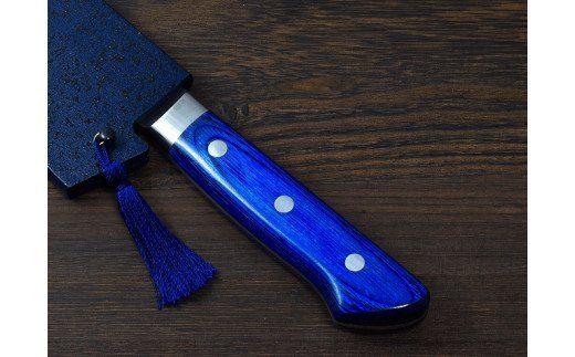 H37-07 剛シリーズ ぺティーナイフ 150mm 木製鞘付き【左利き用】