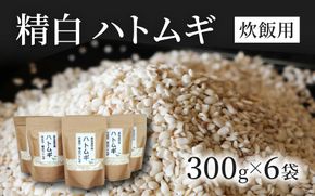 0C1-106A 精白 ハトムギ 300g×6袋（ひきわりタイプ）