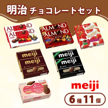 《 明治 なるほどファクトリー 東海 》 チョコレート セット Bセット 6種類 11個入  静岡県 藤枝市 人気お菓子 ふるさと納税お菓子 ふるさとお菓子【PT0123-000062】