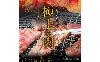 【A01119】おおいた和牛バラ・もも焼肉用　合計約800ｇ
