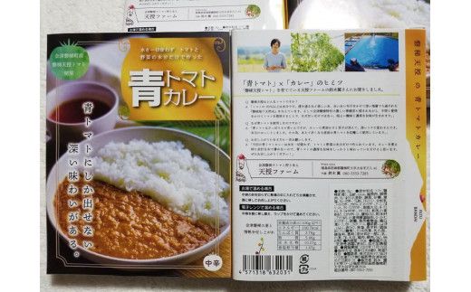 磐梯天授の青トマトカレー10個
