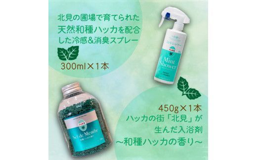 セル・デ・メンタとミントシャワー セット ( はっか 薄荷 ミント 入浴剤 消臭 スプレー 天然 )【007-0009】