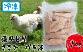 冷凍　恵那どり　ささみ　バラ凍　1kg [No.916]