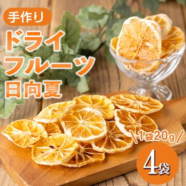 isa450 《数量限定》ドライフルーツ日向夏「そのまんまドライしました。」(計4袋・各20g) 【薩摩美食倶楽部】