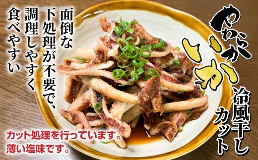 石山水産オリジナル やわらかイカセット (冷風干しカット170g×5・みりん漬け170g×2パック) 【0tsuchi00421-2025-2】