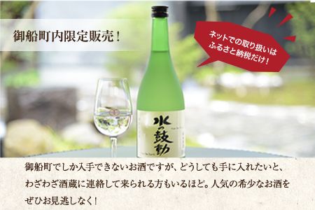 純米原酒「水の鼓動」御船観光協会 御船町産ヒノヒカリ使用《30日以内に出荷予定(土日祝除く)》---mifune_imk_2_720ml---