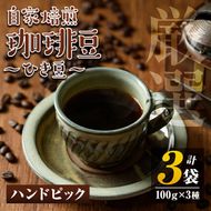 isa213 自家焙煎珈琲ひき豆3袋(計300g・100g×3種)時間と手間をかけて徹底したハンドピックで選び抜いたコーヒー豆を、少量づつ丁寧に焙煎！3種飲み比べも！【工房ゆう】