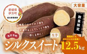 【先行予約】【数量限定】シルクスイート　生芋（12.5kg）| 芋 さつまいも サツマイモ スイートポテト　※2024年12月上旬～2025年4月下旬頃に順次発送予定