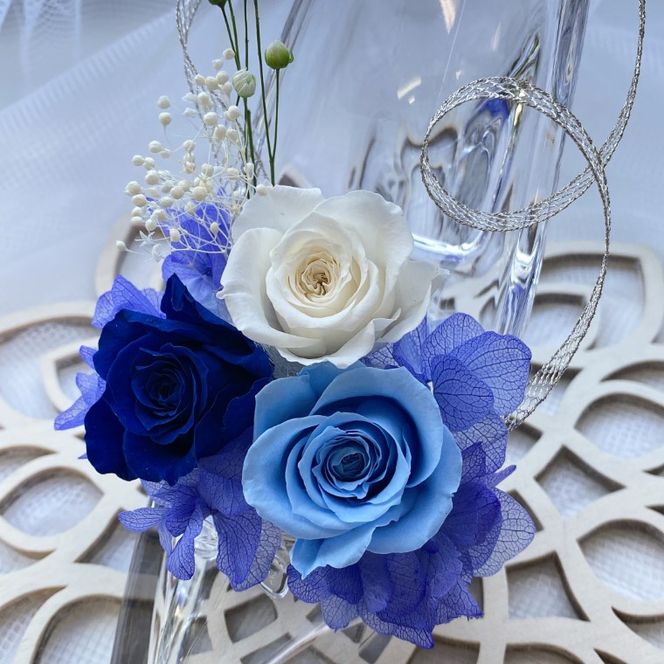 AJ009-1 プリザーブドフラワーアレンジ 【ビジュー】春日部市 シュガーパイン