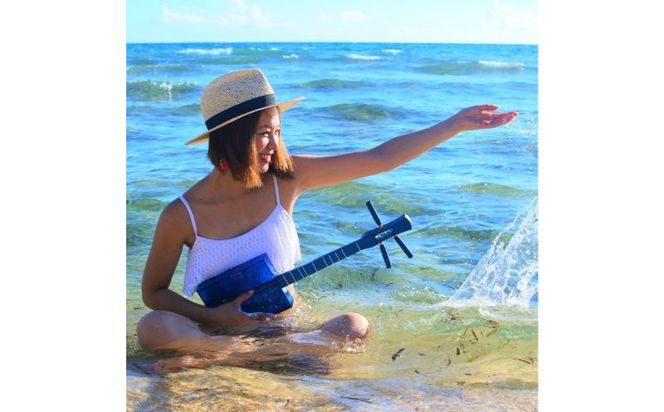 三線工房まちだ屋】サンレレ海遊びSanleleUmiAshibi＜ブルー