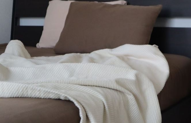 G1997 【tissu de coton/ダブルガーゼ】泉州南部織 ピローケース 1枚（ブラウン）