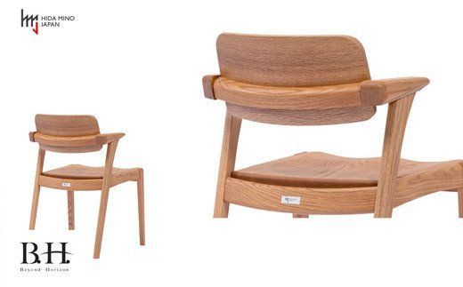 D134-01 B.H.ダイニングチェア(ショートアーム)【オーク材】JBH-DCO201A PNO