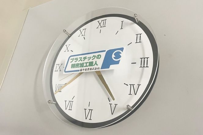 写真で飾るオリジナル壁掛け時計（電波時計）　1個 [藤中産業株式会社 大阪府 守口市 20941035]