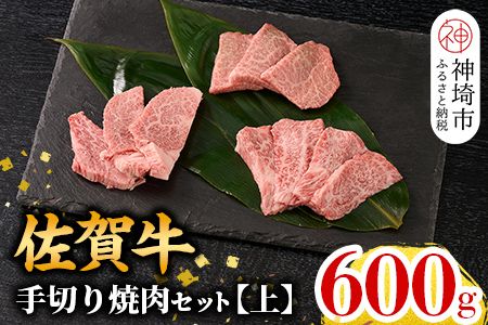 【3月発送】【こだわりの手切り！】牧場直送 佐賀牛焼肉セット(上)(H106118)