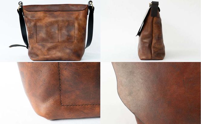 牛革 ショルダーバッグ（L) ZUY-A96A