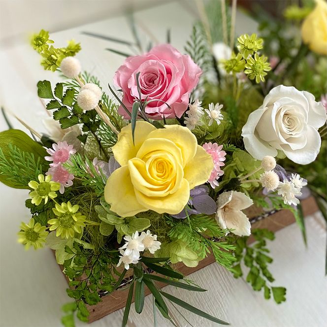 AJ156-1 プリザーブドフラワー【プランタン】春日部市 シュガーパイン