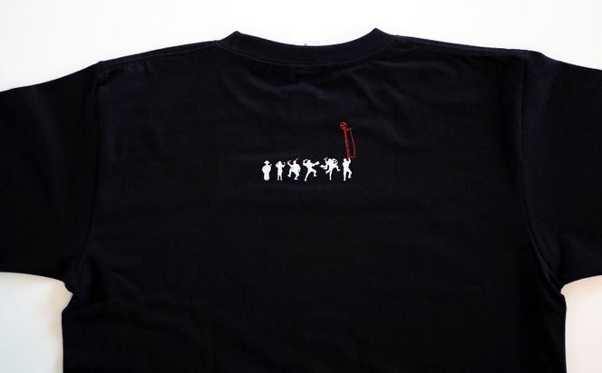 親子でお揃い！ペアルック「OKINAWA」ロゴTシャツ　ブラックセット