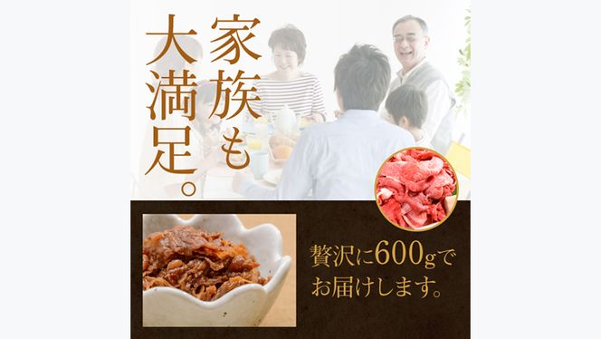 【茨城県共通返礼品／行方市】 常陸牛 切り落とし 約600g 牛肉 牛 ひたち牛 ブランド牛 贈答用 国産 黒毛和牛 最高級 切り落とし スライス しゃぶしゃぶ カレー 煮物 [CF006ya]