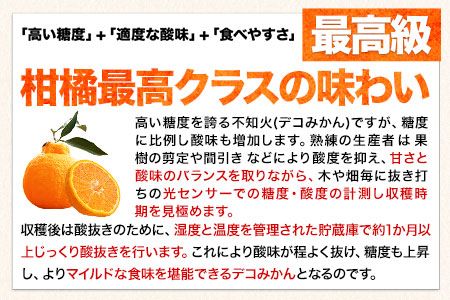 不知火 ご家庭用 デコみかん 約5kg 12～24玉前後《2025年2月上旬-4月末頃出荷》 デコポン（不知火）と同品種 熊本県産 熊本県 長洲町 訳あり---ng_dekomikan_af24_25_10000_5kg---