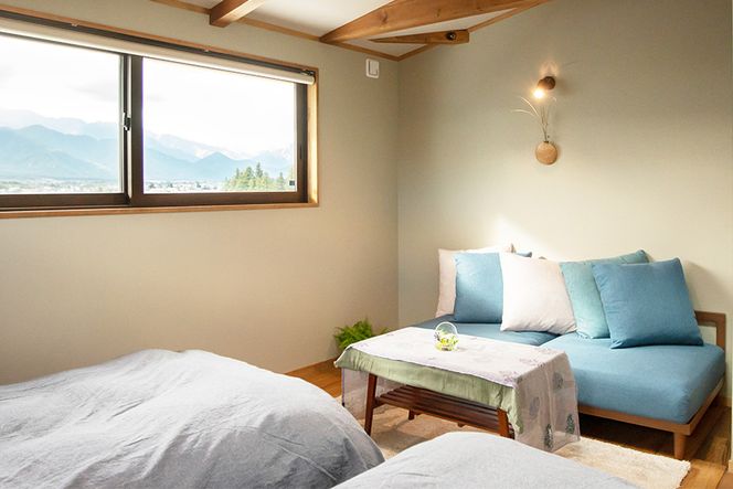 安曇野で贅沢時間 リトリート【2泊3日ご宿泊 & ヨガフリーチケット & SPAチケット】1名様ご利用 1日1組限定 [CANOA YOGA 長野県 池田町 48110274]