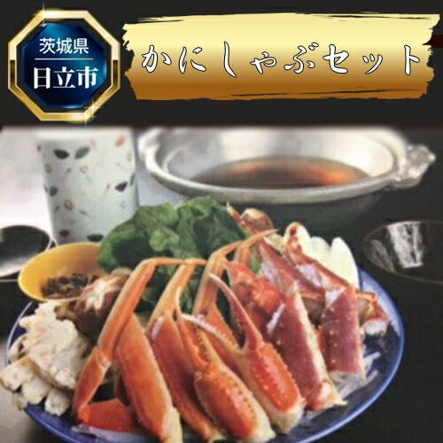 169-14-004 E-8 かにしゃぶセット[生ずわいがに 茨城県 日立市]