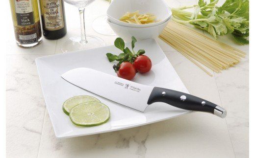 Henckels ヘンケルス 「 HIスタイル エリート 三徳包丁 180mm ブラック 日本製 」 三徳 包丁 ステンレス 食洗機対応 岐阜県関市製 【日本正規販売品】16817-481