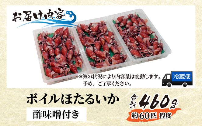 【先行予約】ボイルほたるいか※着日指定は備考欄へ　※25年3月中旬以降順次発送予定【(有)カネツル砂子商店】