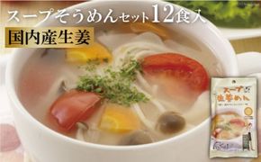 AD131伝統の味が若者のアイデアで進化　スープそうめんセット（生姜）