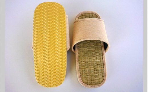 国東産七島イ畳表のスリッパ_1692R
